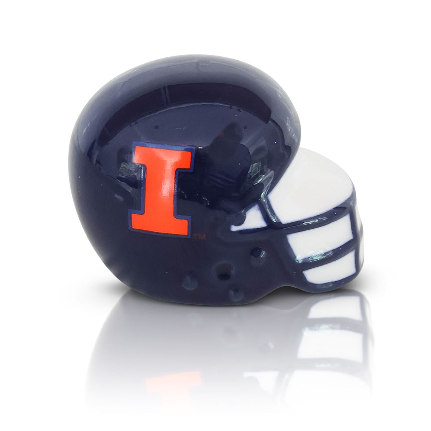 Nora Fleming University of Illinois Football Helmet Mini Hammar's